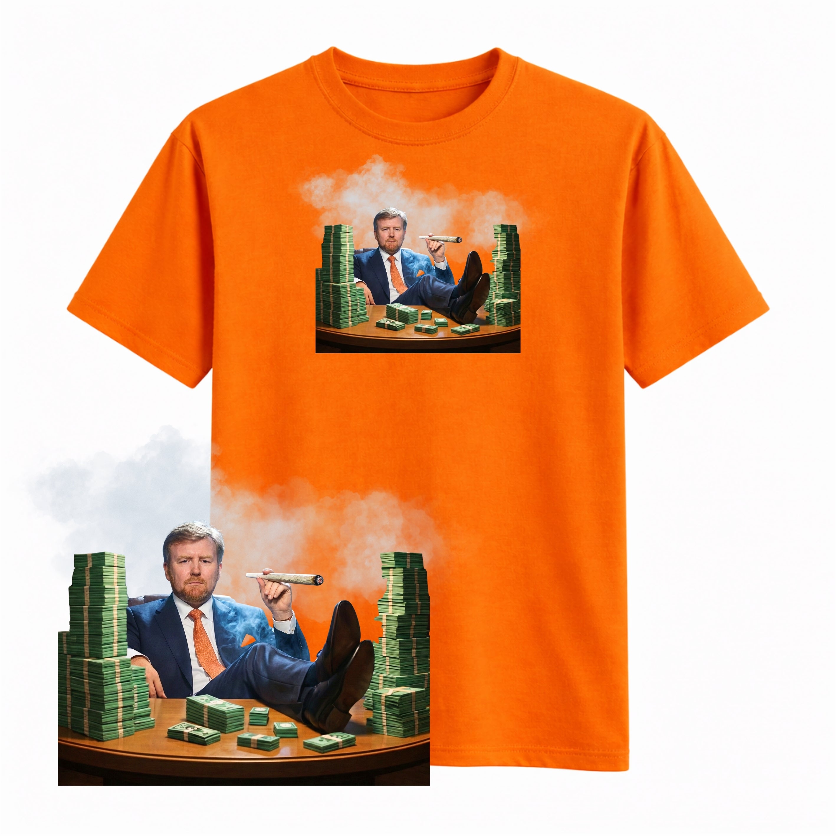 Willem Pootjes Omhoog T-Shirt