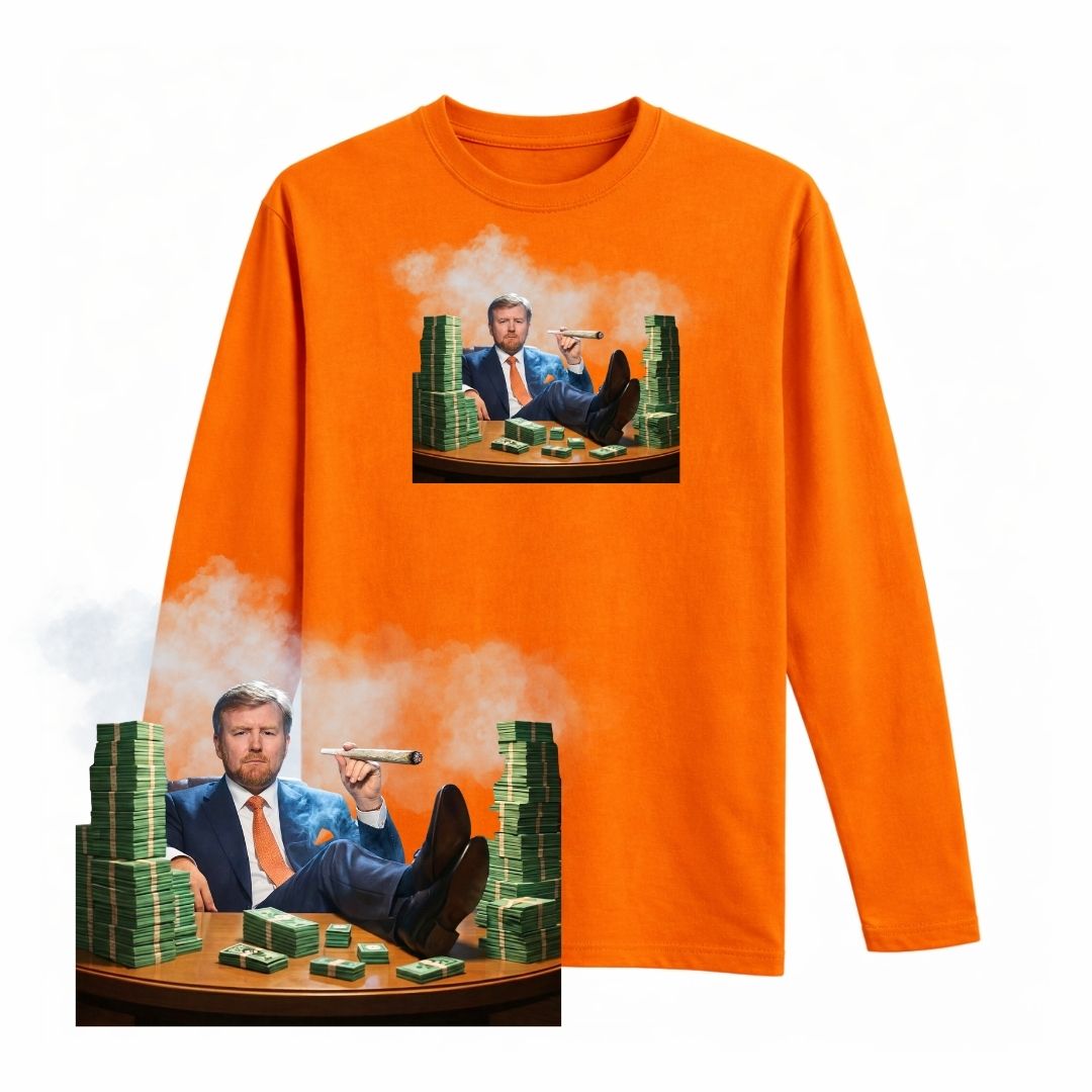Willem Pootjes Omhoog Longsleeve