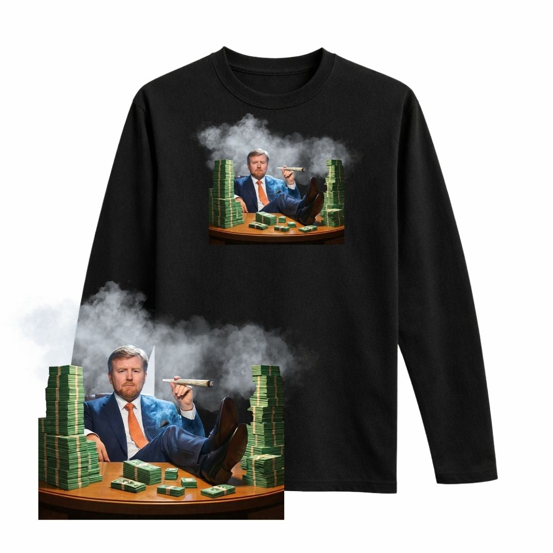 Willem Pootjes Omhoog Longsleeve