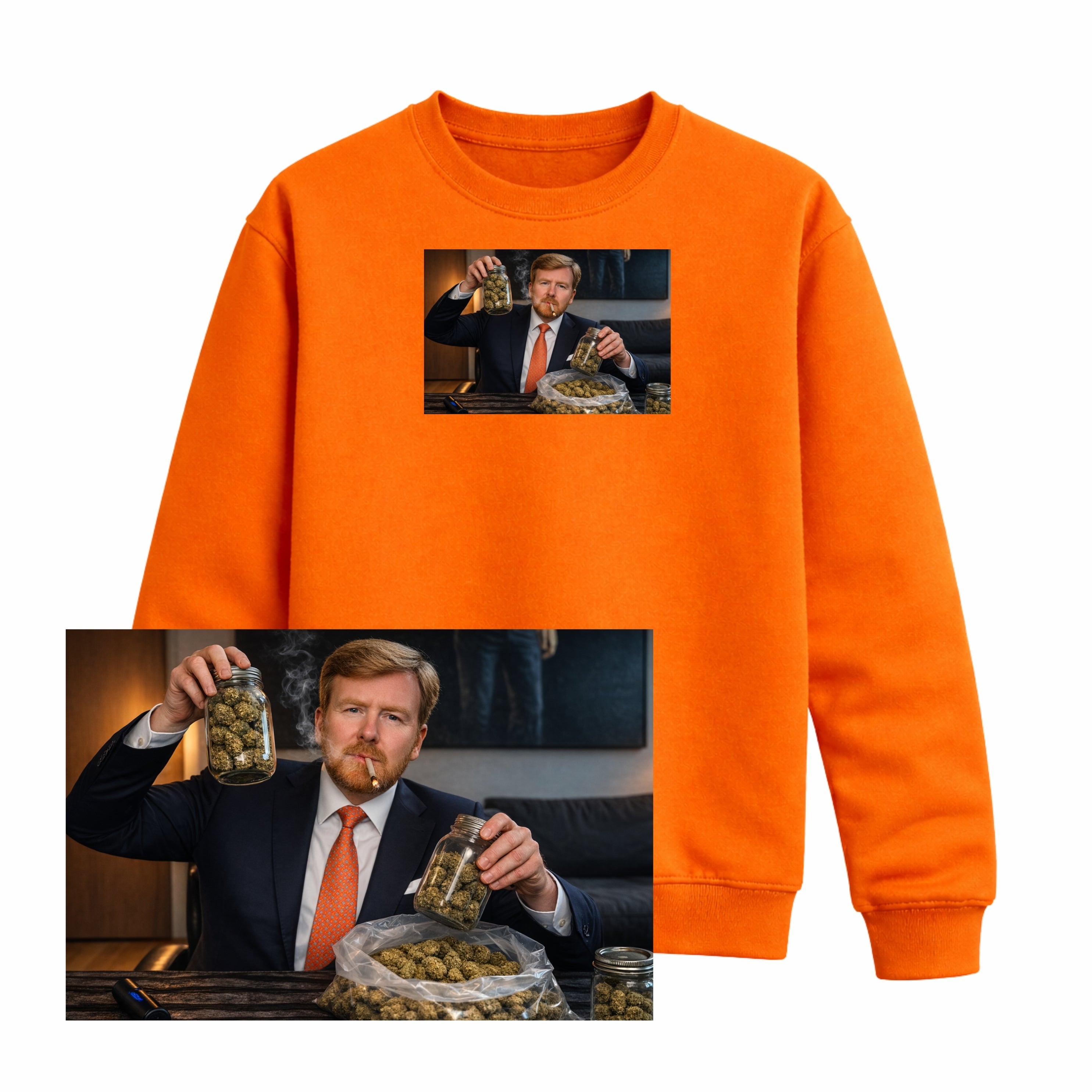 Willem Beste Raad Is Voorraad Sweater