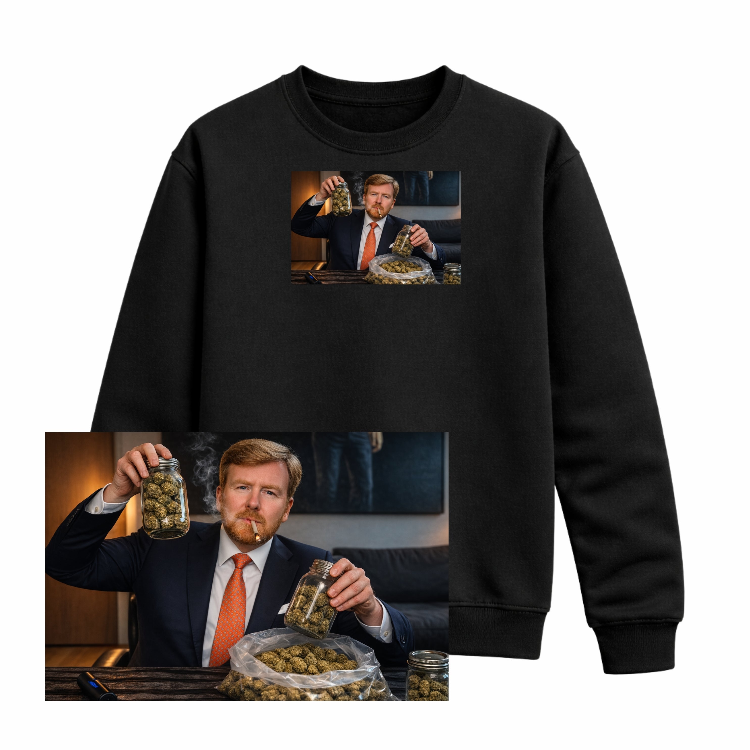 Willem Beste Raad Is Voorraad Sweater